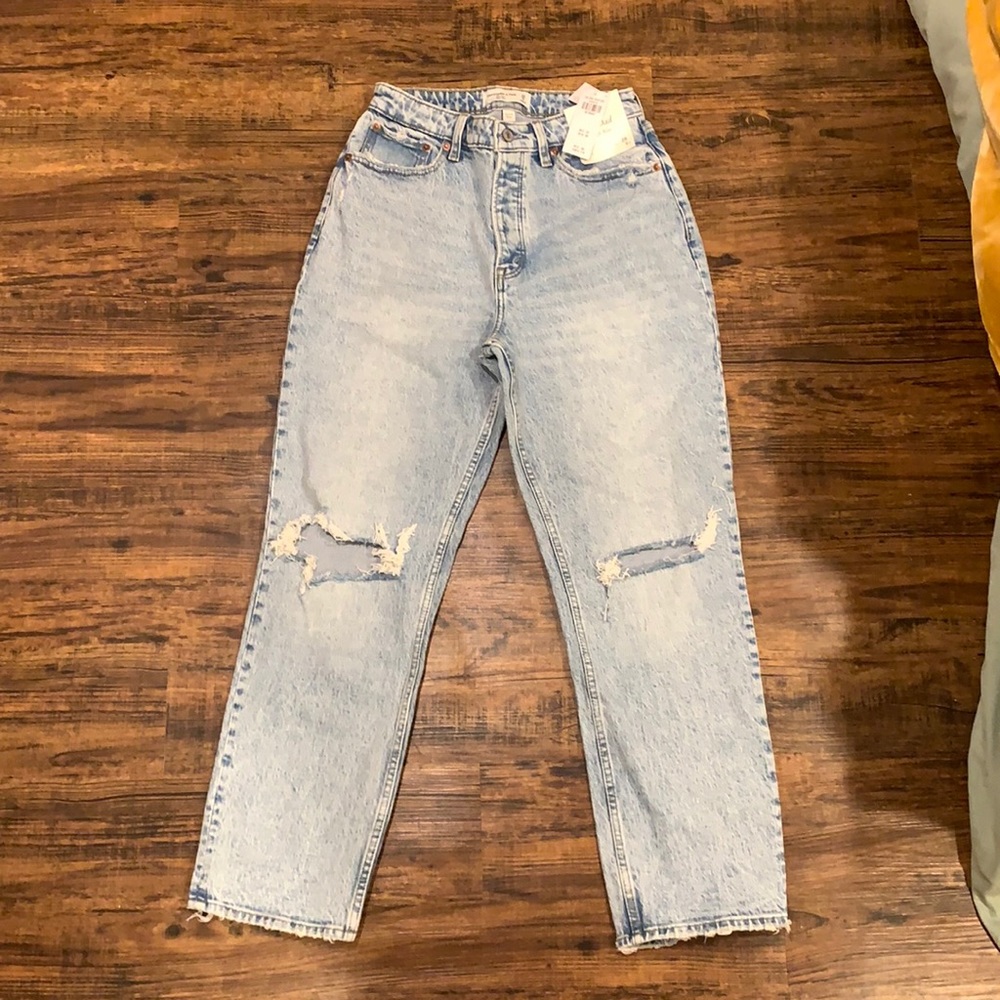 Curve Love Abercrombie Dad High Rise Jeans